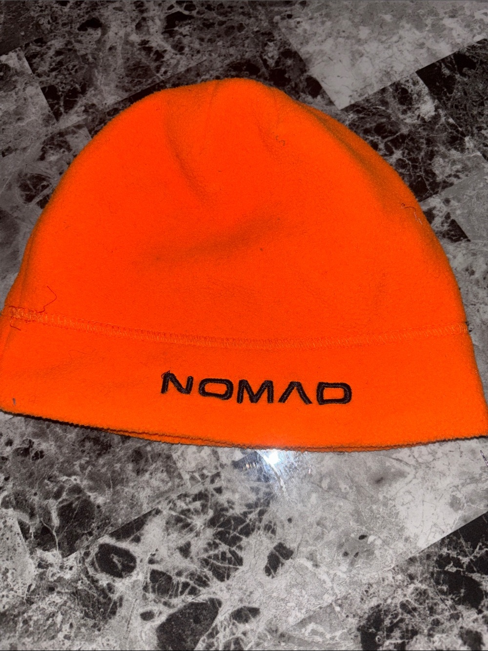 Nomad High-Visibility Orange Fleece Beanie